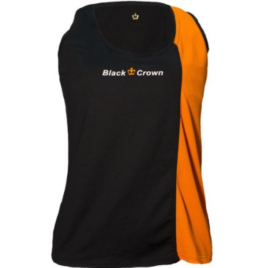 Black Crown Bern T-shirt Black Orange