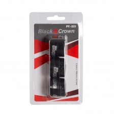 Blister Black Crown Perforado Negro 3 Overgrips