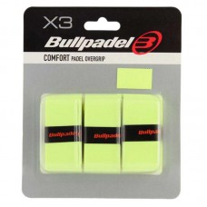 Blister Bullpadel 3 Overgrips GB1200 Comfort Yellow Sulfur Fluor Blister Bullpadel 3 Overgrips GB1200 Comfort Yellow Sulfur Fluor