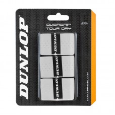 Blister Dunlop 3 Overgrips Tour Dry Blanco Blister Dunlop 3 Overgrips Tour Dry Blanco