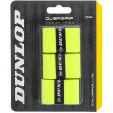 Blister Dunlop 3 Overgrips Tour Pro Amarillo Fluor Blister Dunlop 3 Overgrips Tour Pro Amarillo Fluor