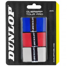 Blister Dunlop 3 Overgrips Tour Pro Colores Blister Dunlop 3 Overgrips Tour Pro Colores