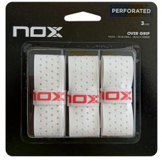 Blister Nox Pro Perforated White 3 Overgrips Blister Nox Pro Perforated White 3 Overgrips