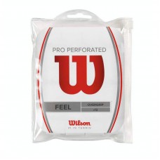 Blister Wilson 12 Overgrips Pro Perforated Feel Blanco Blister Wilson 12 Overgrips Pro Perforated Feel Blanco