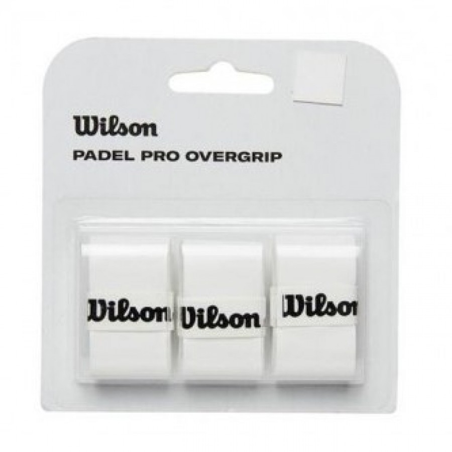 Blister Wilson Padel Pro Bianco 3 Overgrips