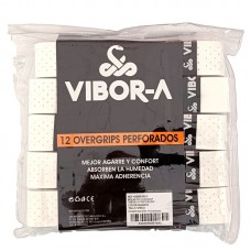 Perforated Vibora Bag White 12 Overgrips Perforated Vibora Bag White 12 Overgrips