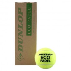 Bote de 3 Pelotas Dunlop Eco padel Bote de 3 Pelotas Dunlop Eco padel