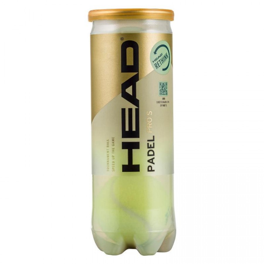 Vaso di 3 palline Head Padel Pro S