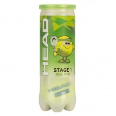 Bote de 3 Pelotas Head Stage 1 Verde Bote de 3 Pelotas Head Stage 1 Verde