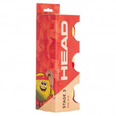 Bote de 3 Pelotas Head Stage 3 Rojo