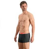 Cabeça Boxers Básica Cinza Vermelho 2 Unidades