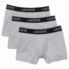 Boxer Lacoste Casual Grigio Vigore 3 Unita Boxer Lacoste Casual Grigio Vigore 3 Unita