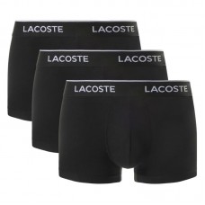 Boxer neri Lacoste 3 unità Boxer neri Lacoste 3 unità