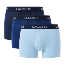 Lacoste Piqué Boxer Blu Navy 3 Unità Lacoste Piqué Boxer Blu Navy 3 Unità