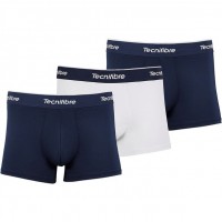 Tecnifibre Boxers Branco Marinho 3 Unidades