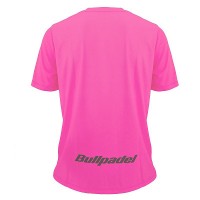 Camiseta Bullpadel Mundial Menores Rosa Fluor Junior