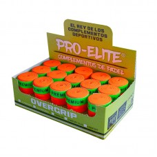 Caja Pro Elite Premium Liso Naranja 30 Overgrips