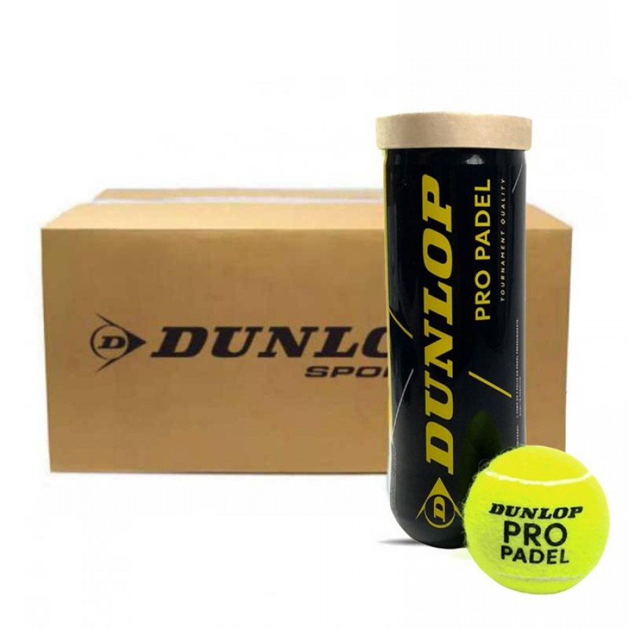 Cajon 72 Pelotas - 24 Barcos de 3 pcs - Dunlop Pro Padel