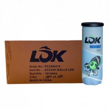 Caixa 72 Bolas - 24 Latas de 3 pecas - Lok Fresh Caixa 72 Bolas - 24 Latas de 3 pecas - Lok Fresh