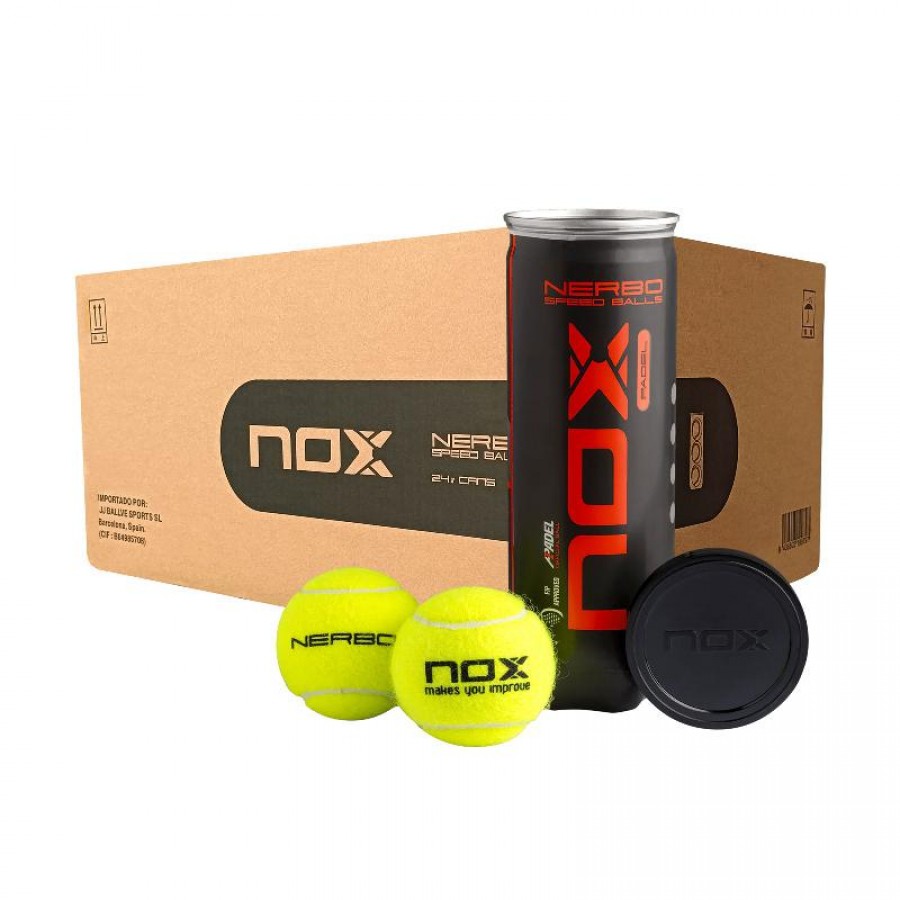 Cajon 72 Pelotas - 24 Botes de 3 uds - Nox Nerbo