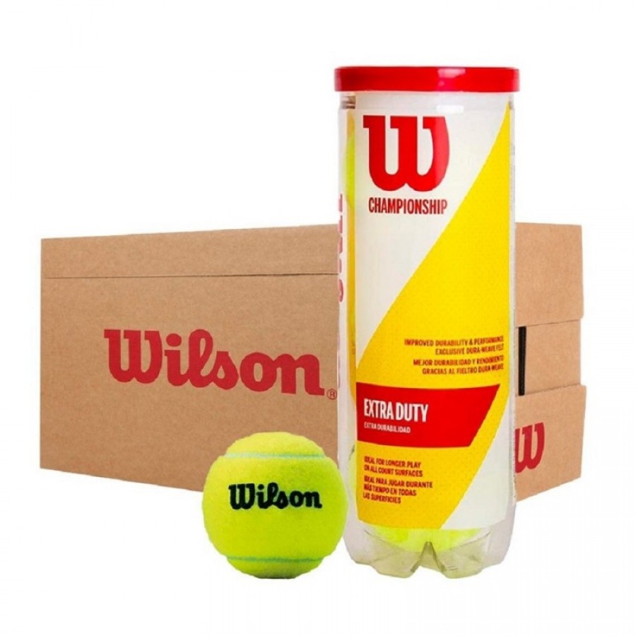 Cajon 72 Pelotas - 24 Botes de 3 uds - Wilson Championship Extra Duty