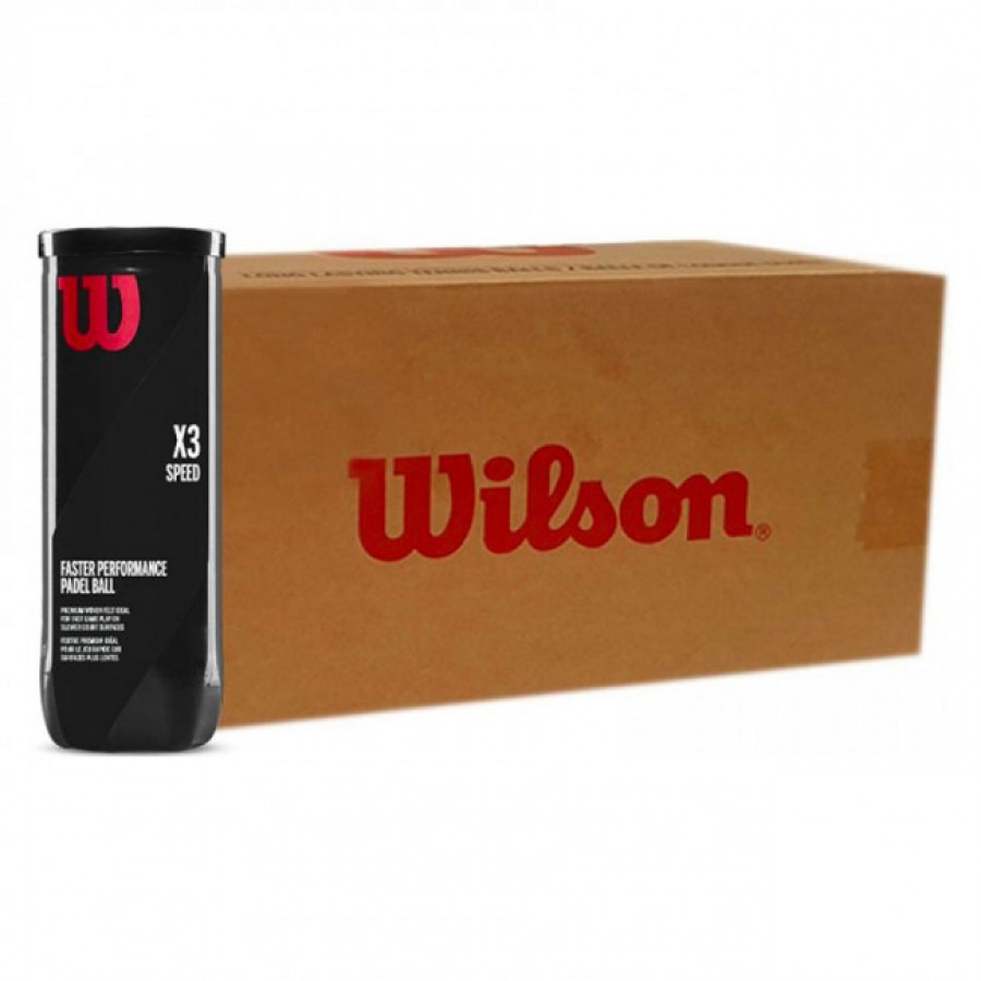 Cajon 72 Pelotas - 24 barche di 3 pezzi - Wilson Padel X3 Speed