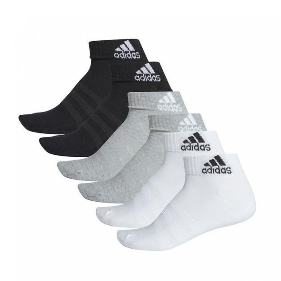 Calcetines Adidas Cush Ank Colores 6 Pares
