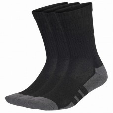 Calcetines Adidas Essentials Cushioned Crew Negro Gris 3 Pares