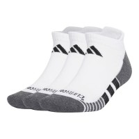Adidas Calzini Bassi Bianco Nero 3 Paia