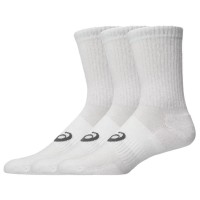 Asics Crew Glossy White Socks 3 Pairs