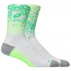 Calcetines Asics Performance Crew Blanco Verde 1 Par
