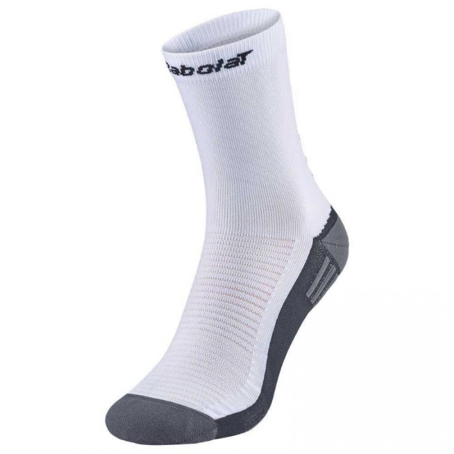 Babolat Mid Shadow Black White Chaussettes 1 paire