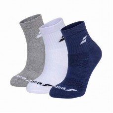 Calcetines Babolat Quarter Colores 3 Pares