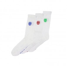 Calcetines Bidi Badu Crispy Crew Move Blanco 3 Pares