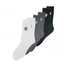 Socks Bidi Badu Don Carlito XXL Crew Move Grey Black White 6 Pairs
