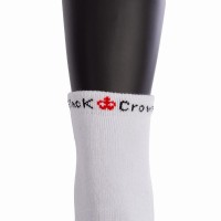 Black Crown Pro Ankle Socks White 1 Pair