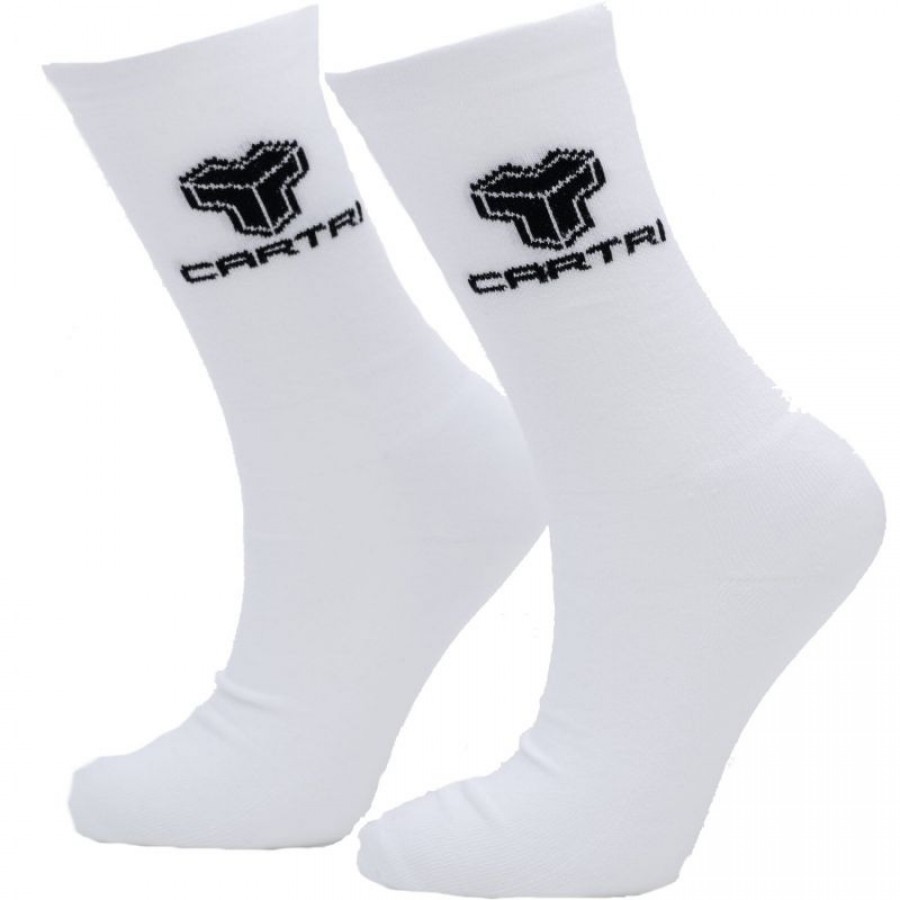 Calcetines Cartri Ankara High Blanco 1 Par - Barata Oferta Outlet