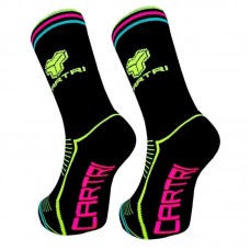 Calcetina Cartri Nerva High Negro 1 Par