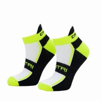 Calcetines Cartri Slash Crew Blanco Fluor 1 Par