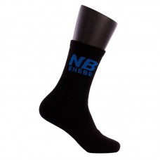 Enebe Revolution chaussettes noires bleues mi-mollet, paire 1 paire