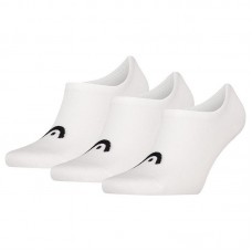 Head All Sports Invisible Chaussettes Blanches 3 Paires