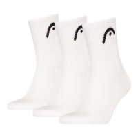 Calcetines Head Tutti gli Sport Pantaloncini Crew Blanco 3 Pares