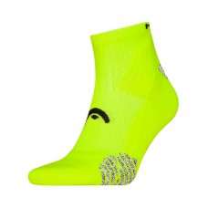 Calcetines Head Performance Padel Quarter Amarillo Fluor 1 Par