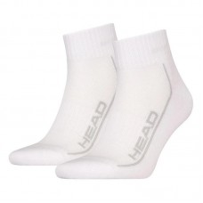 Calcetines Head Performance Quarter Blanco Gris 2 Pares
