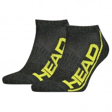 Head Performance Sneaker Socks Lime Grey 2 Pairs Head Performance Sneaker Socks Lime Grey 2 Pairs