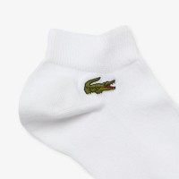 Calze Lacoste Sport Cut Bianco Basso 3 Paia