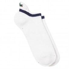 Lacoste Sport Bas Cut Chaussettes Marine Blanc 1 Paire