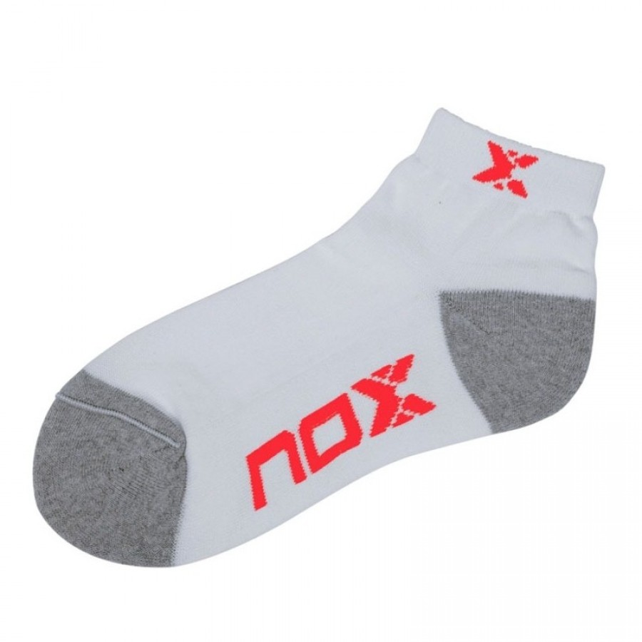 Nox Calzini bianchi arancioni 1 paio