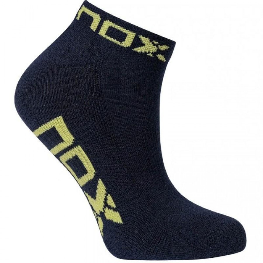 Calcetines Nox Tobillero Azul Marino Lima 1 Par