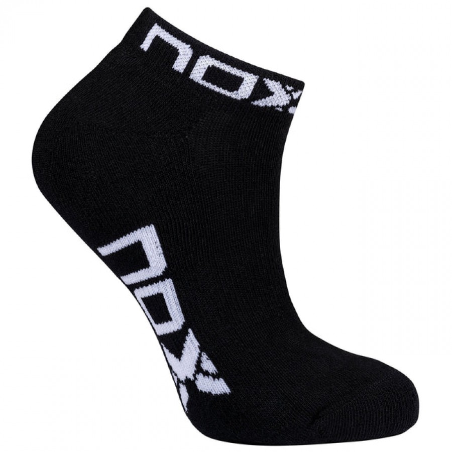 Nox Chaussettes Cheville Noir Blanc 1 Paire